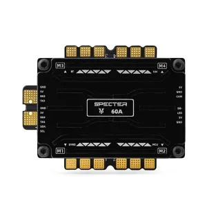 HGLRC SPECTER F760 BOX Integrated Stack 20x20mm F7 Flight Controller with 10V 5V BEC AIO 60A BL32 4in1 ESC for DIY FPV RC Racing Drone