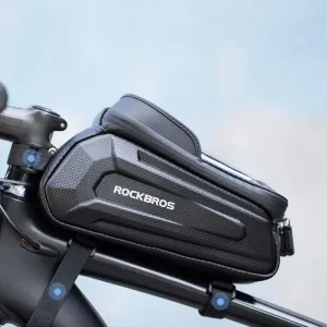 ROCKBRO1.7L Cycling Bag 8 Inch Phone Bicycle Bag Touch Screen Top Tube Handlebar Waterproof Bike Bag Accessories