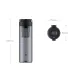 XIAOMI Mijia Magnetic Tea Infuser Bottle 800ml Tritan Water Bottle with One-Touch Lid, Leak-Proof Travel Tea Maker for Hot and Cold Drinks