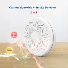 2 in 1 Version WiFi Function Tuya And Smart Life Smoke Detector Sensor & Carbon Monoxide Co Gas Detector Smoke Fire Sound Alarm