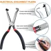 Automotive Disconnect Pliers Set Reliable Carbon Steel Compact Connector Removal Tool for Engine Maintenance