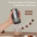 Comfook Portable Electric Coffee Grinder with Ceramic Burr Adjustable Grinding Thickness Rechargeable for Home & Travel