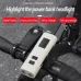 BIKIGH400LM 3000mAh Type-Charging Bicycle Headlight 3 Gears COB Side Light Battery Level Display Waterproof Power Bank Front Bike Light for Night Riding