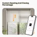 MOES Tuya Zigbe Chain Roller Blinds Smart Electric Curtain Shade Drive Motor Lithium Battery App Control with Alexa Google Home