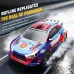 JJRC C8828 RTR 1/14 2.4G 4WD 30km/h Drift Rally RC Car Full Proportional Control LED Light High Speed Racing All Terrain Driving Electric Vehicles Models Toys