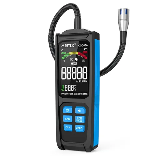 MESTEK CGD05A Natural Gas Analyzer Alarms Combustible Gas Detector Toxic Harmful Gas Leakage Portable Gas Tester