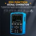 FNIRSI DPOX180H Handheld Phosphor Digital Oscilloscope 180MHz -3DB 50000wfms/s Dual Channel 20Mhz Signal Generator ZOOM XY FFT