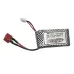 Xinlehong 7.4v 1000mAh 2S Li-ion Battery T Plug QDJ02 for Q901 Q902 Q903 1/16 RC Car Parts