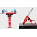 GUB P30 Bike Holder Aluminum Alloy 360 Adjustable Sturdy Anti-fall 0.2kg Lightweight Handlebar Holder for Motorcycle Bicycle Scooter Bracket - Red