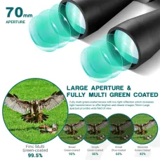 ESSLNB ES3053 Professional Zoom Optics 13-39X 70MM Binoculars Wide-Angle Camping Watching Games Binoculars