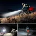BIKIGHSolar Rechargeable LEBicycle Headlight Anti-glare Type-Charging Waterproof Bike Front Light for MTB Night Riding Safety