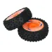 2PCS Wltoys 124010 1/12 RC Car Parts Front/Rear Tires Wheels Rims Vehicles Models Spare Accessories 2811/2812/2844/2845
