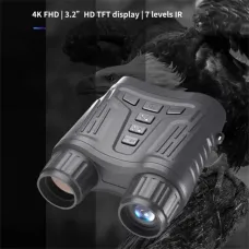 IPRee NV2180 Night Vision Binoculars Infrared Goggles Digital Hunting Telescope 4K Video 36MP Night Vision Hunting Camping Equipment