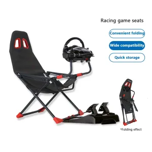 PXN Foldable Home Game Simulator Folding Racing Simulator Bracket Seat Steering Wheel Bracket Racing Game Experience Device