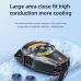 J20 Digital Display Mobile Phone Radiator Three Speed Adjustable Cooling Mobile Fan for iOS Android Gaming Cooler