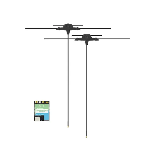iFlight ExpressLRS 2.4GHz/900MHz ELRS 100mW Dual-Band True Diversity RX Receiver with Dual Antenna Support Gemini / True Diversity / Gemini Xrossband for FPV RC Drones