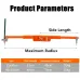 Max 45/75cm Diameter Carpenter Precision Pencil Compasses Diameter Adjustable Dividers Marking And Scribing Compass Woodworking