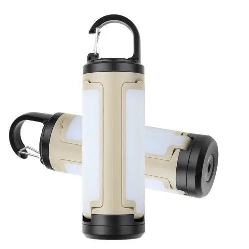 IPRee USB Rechargeable Flashlight Powerful 1200mAh Mini LECamping Lanterns Warm White Light Haning Outdoor Camping Light