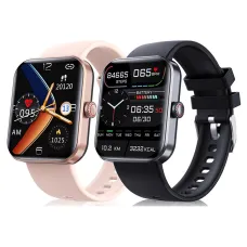F57L 1.91-inch HD Screen Heart Rate Blood Pressure Blood Glucose SpO2 Monitor Sleep Monitoring Temperature Measurement Multi-sport Modes IP67 Waterproof Smart Watch
