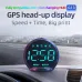 G13 Car GPS Head-up Display Car HUD Universal Speedometer Digital Clock HD Head-up Display Speed Time Overspeed Alarm