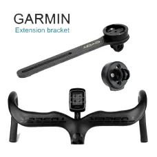 CYDY 3K Matte Edge Bike Computer Holder Carbon Fiber GPOdometer Handlebar Holder Extension Mount
