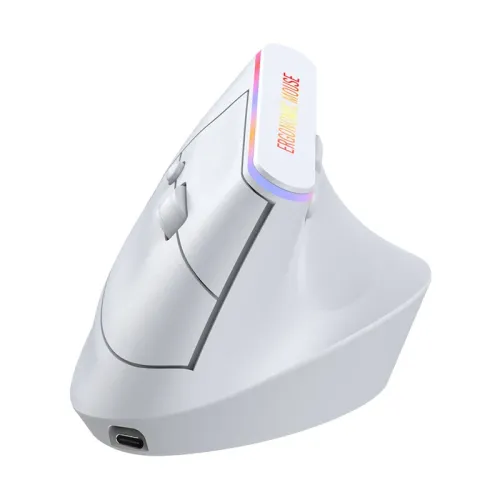 M820 Ergonomic Vertical Wireless Mouse 800-1600DPI 2.4G/bluetooth Dual Mode Rechargeable Mute Mice for PC Laptop Computer