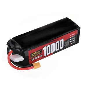 ZOP Power 22.2V 10000mAh 60C 6S LiPo Battery XT60 Plug for RC Drone