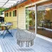 Garpans Hammock Chair Patio Hanging Swing Chair Max 330 Lbs With Mounting Hardware For Indoor and Outdoor Patio Garden