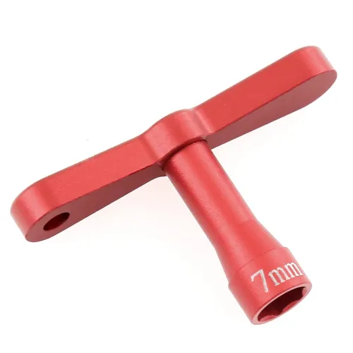 RC Car Aluminum Hex Socket Wrench 7mm Wheel Nut Driver M4 Vehicle Models Tire Removal Tool