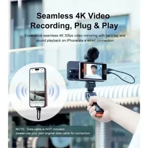 Kingma VL-PH02 Max Selfie Stick Magnetic Selfie Live Streaming Vlog Display Screen Photo for iPhone 16 16 Pro 15 14 13 Pro Max for Samsung Galaxy S25 Pro for Huawei Pura X