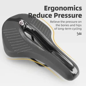 ROCKBROBicycle Saddle Breathable Soft Waterproof Shock Absorption Bike Cushion Seat for MTB Road Bike