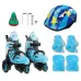 Kids Roller Skates Adjustable Double Brakes Luminous Wheels Free Skating Sneakers for Beginners
