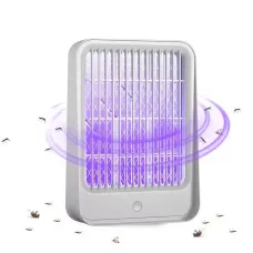 LED Mosquito Killer Lamp Dual-Power 800mAh Rechargeable Battery USB Charging Indoor Outdoor Bug Zapper Portable Light Source Efficient Insect Eliminator