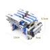 MOC Technology Building Blocks Bricks Power Functions Automotive Speed Gearbox V8 Engine Model Transmission Machinery M L Motor Battery Box DIY Assembling Toys