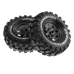 4PCS Off Road Tires Wheel 1.9 inch for 1/8 RC Racing Crawler Car FMS NT4 SCX10 W136 RC Car Parts One Line Hex Adapter