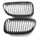 Front Kidney Grille Grills Matte Black for BMW E92 E93 3-Series LCI Face Lift 2DR
