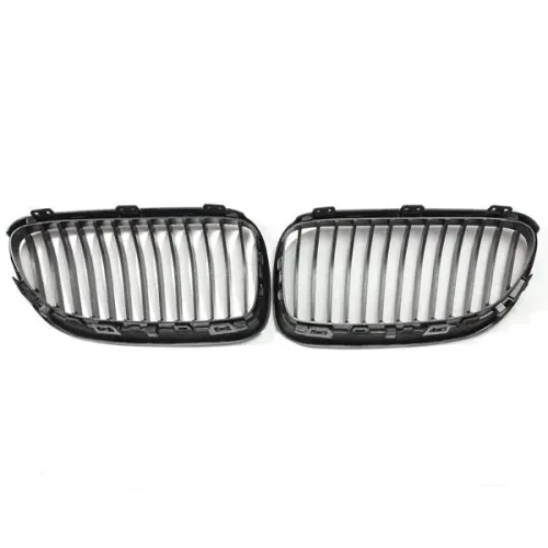 Front Kidney Grille Grills Matte Black for BMW E92 E93 3-Series LCI Face Lift 2DR