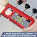 ENJOYWOOD Door Hinge Jig Door Hinge Template Kit for Router Adjustable Mortise Jig for Multiple Hinge Sizes