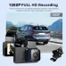 3 inch Front & Rear Dual-Lens Driving Recorder 1080P High Definition Built In WIFI 120 Car Dash Cam