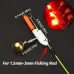 ZANLURFish Bite Alarm Bell Light Sensor Lamp Alarm Night Tool Kit Pesca Rod Luminous Tackle with Flash LED