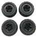 4PCS Upgraded Tires Wheels for Wltoys 144010 MJX 16208 16209 16210 SCY MNRC MN128 1/12 1/14 1/16 Monster Truck RC Cars Vehicles Models Spare Parts
