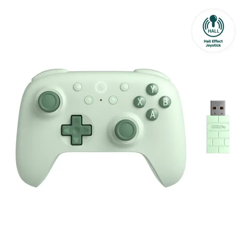 8Bitdo Ultimate 2C Wireless Controller for Windows PC and Android with 1000Hz Polling Rate Hall Effect Joysticks and Hall Triggers and Remappable L4/R4 Bumpers