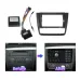 9 inch Car Player Panel Plate Trim Bracket Kit Dashboard Radio Frame Trim Strip 2 Din Stereo Radio for BMW 1 Series/E87 E81