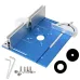Router Table Insert Plate Router Lift 240x200x5mm for 65mm Diameter CNC Woodworking Universal Trimmer Table Bench