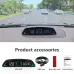 Universal Car Head-Up Display HUD Multi-Functional Display Multiple Alarm Functions Time Speed Distance Driving Fuel Consumption