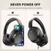 Oneodio SuperEQ V16 Wireless Headset Bluetooth Headphones 40mm HiFi Drivers 90H Playtime Built-in HD Microphone Support Wired Connection Ergonomics Design Over-Ear Headphones