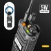 IRadio UV88 UV Full Band Walkie Talkie 1024 Channels FM/SW/MW/LW Radio Multi-Band Type-C Rechargeable Handheld Two-way Radio One-click Matching Quick Decoding
