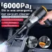 6000Pa Portable Multi Function Car Vacuum Cleaner High Suction Washing and Blowing Outdoor Indoor Use