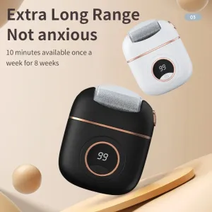 Electric Foot Grinder Rupture Skin Trimmer Dead Skin for Heels Foot Care Grinding Pedicure Tools 2 Speed Mode Recharge Remover Callus
