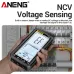 ANENG 620A Smart Multimeter 6000 Counts AC/DC Voltage Current Resistance Capacitance Frequency Temperature Non-Contact Voltage Detection Backlit LCD Screen Auto Power Off
